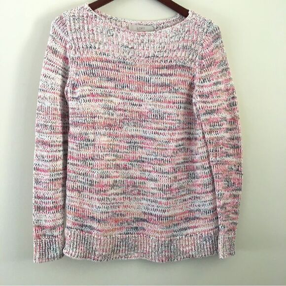 LOFT Chunky Knit Marled Sweater | Size Medium - Picture 1 of 8